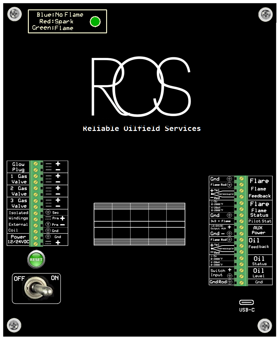 All in One WiFi ROS BMS Controller, Flare Igniter, Combustor, Oil Heater Treater