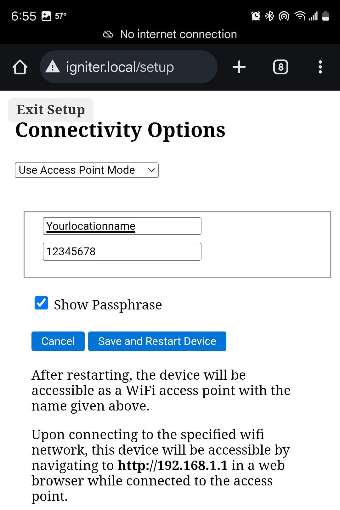 Connectivity Options